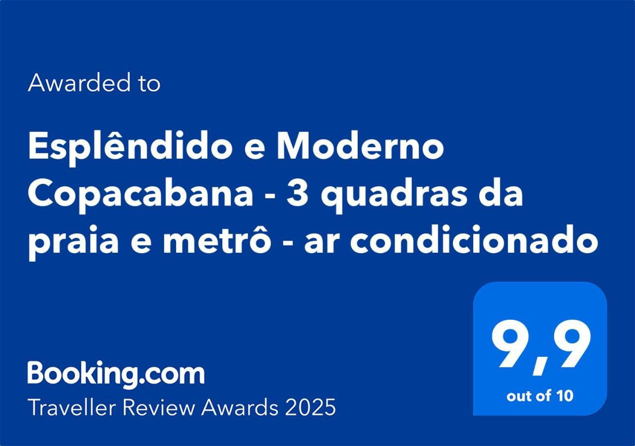 Esplendido E Moderno Copacabana - 3 Quadras Da Praia E Metro - Ar Condicionado Rio de Janeiro Luaran gambar
